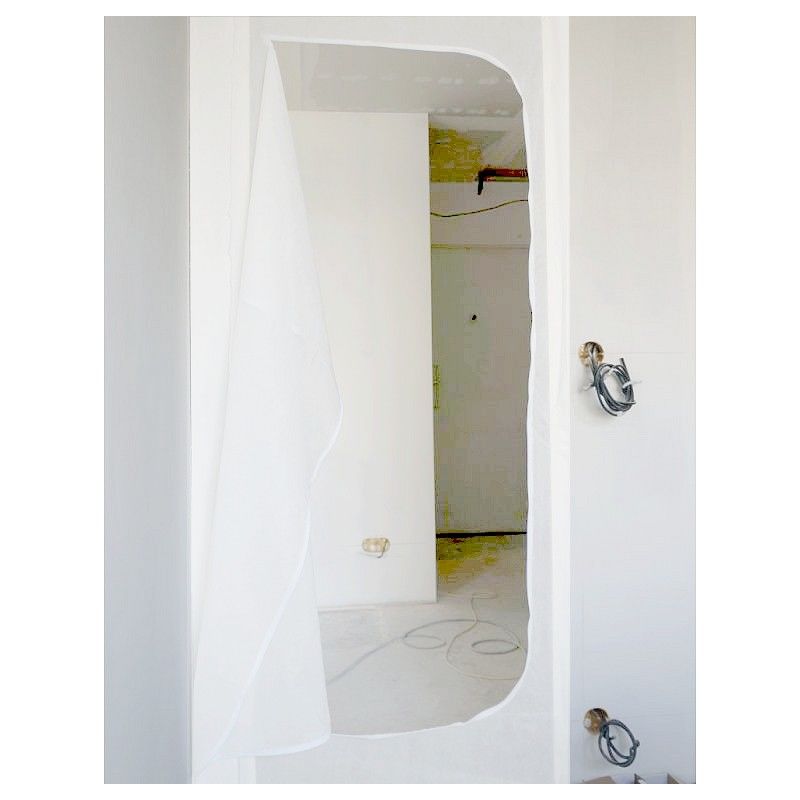 Porte de poussière / 310x130 cm mur avec Velcro