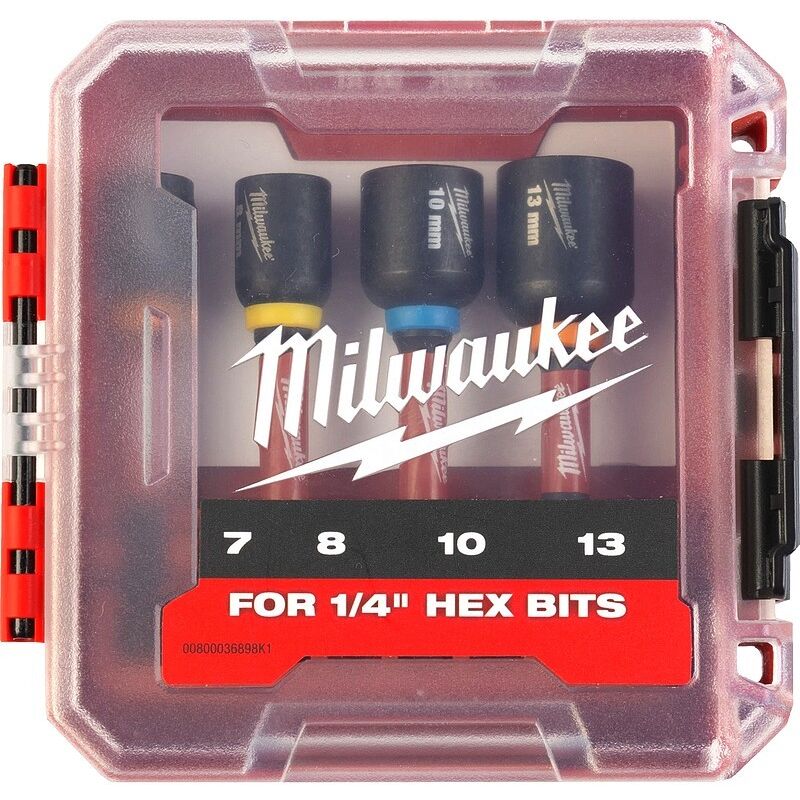 Kit de Douilles Magnétiques SHOCKWAVE™ Gen II impact duty durable - 4 pièces - MILWAUKEE