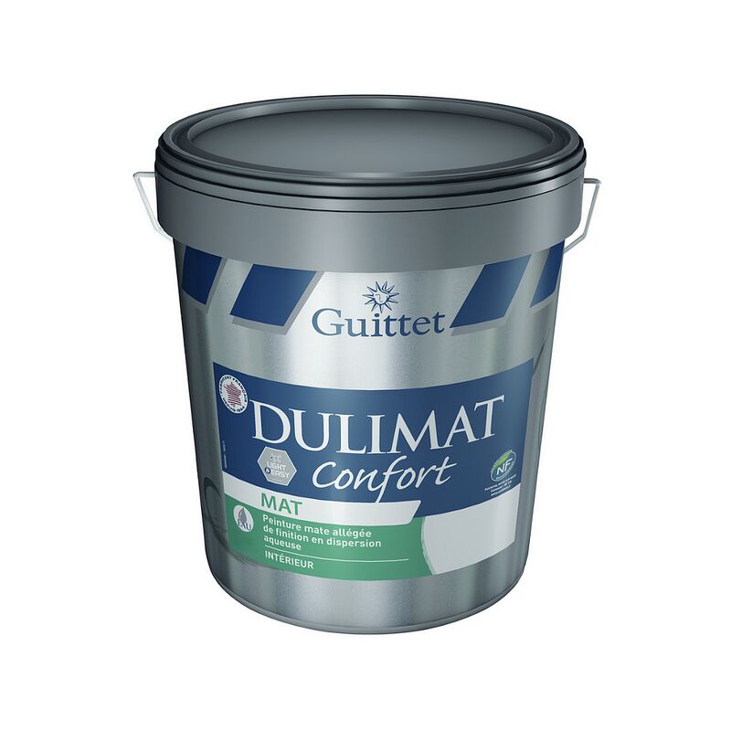 Guittet Peinture acrylique mate 3L Finition sans odeur pour murs et — free download