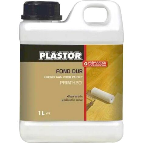 Fond Dur PRIM‘H2O PLASTOR protection anti-tanins tous bois, chêne, châtaignier, framiré  Conditionnement: 1 Litre