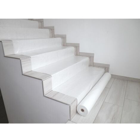 DULYFIX bâche de protection auto-adhésive plastifiée 25 m x 1 m - Lot x3
