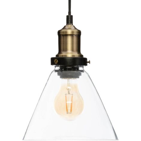 Suspension Alak verre D18cm - Atmosphera créateur d'intérieur