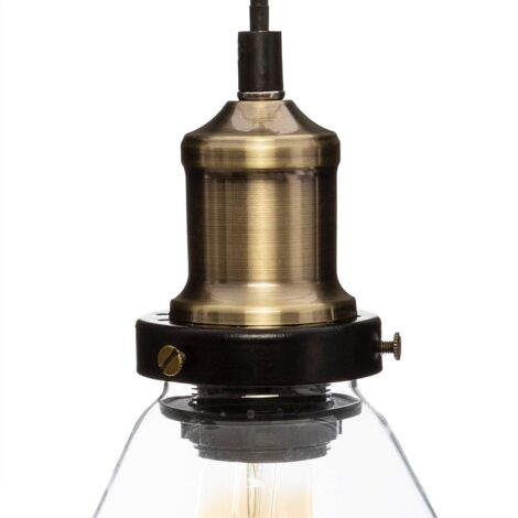 Suspension Alak verre D18cm - Atmosphera créateur d'intérieur
