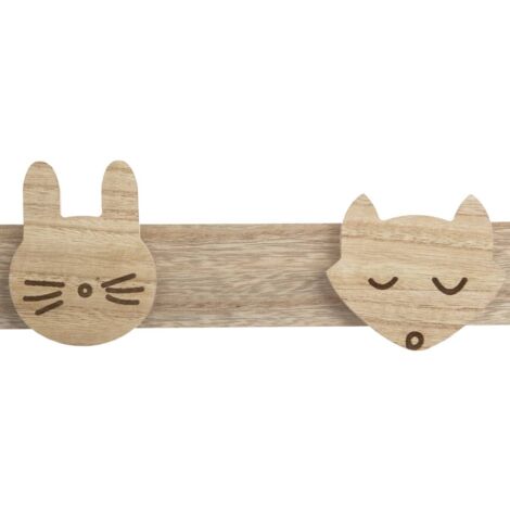 Percha infantil Wild - madera y pino - 55x8 -5 cm - Atmosphera créateur d'intérieur