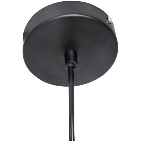 Sospensione a filo Azur in metallo nero D31cm - Atmosphera créateur d'intérieur