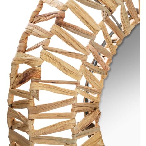Specchio in fibra naturale intrecciata D45cm - Atmosphera créateur d'intérieur