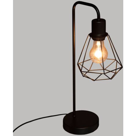 Lampada flave in metallo nero h46cm - Atmosphera créateur d'intérieur