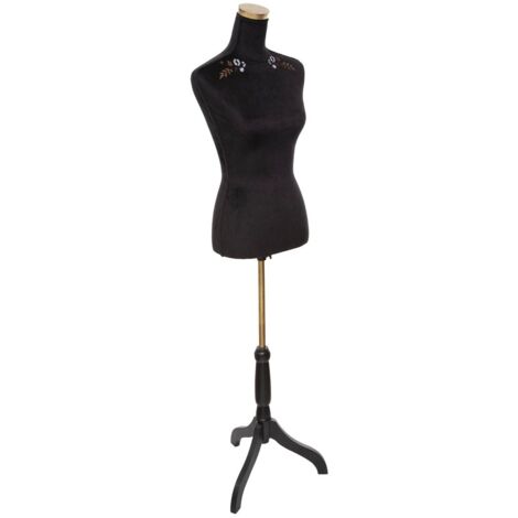 Manichino notte in pino nero h160cm - Atmosphera créateur d'intérieur