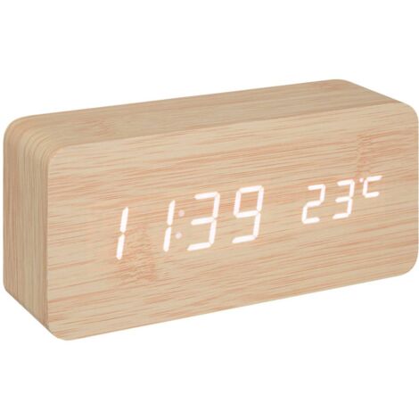 ATMOSPHERA CREATEUR D'INTERIEUR - Sveglia Cathy Bianca 14x14cm – Design Moderno E Silenzioso