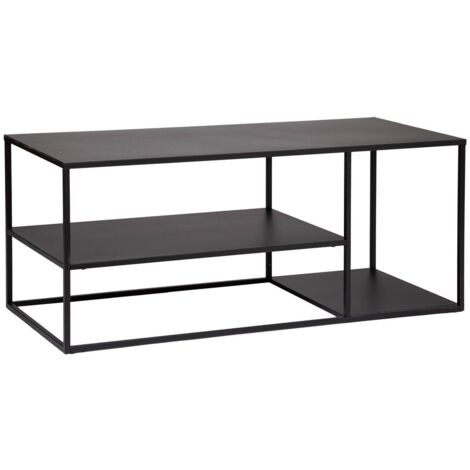 Porta tv in metallo nero gota 50x120cm - Atmosphera créateur d'intérieur