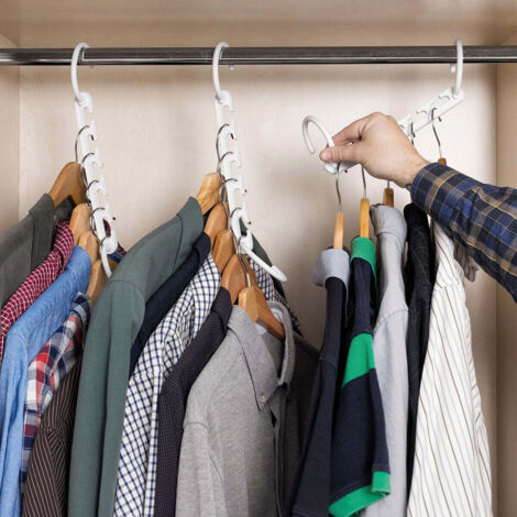 Organisateur de Cintre pour 40 Vêtements Plusrobe InnovaGoods 24 Pièces (1/5)