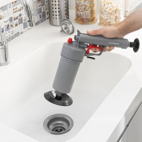 Pistolet Déboucheur à Air Comprimé Universel avec Adaptateurs KlinGun InnovaGoods (1/5)