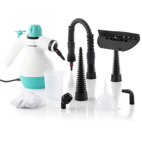 Nettoyeur Vapeur Main Pfloge® 430ml - 1200W, 3,5 Bar - Avec 9 Accessoires Pour Canapé, Vitres, Voiture