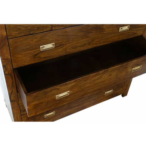 Commode DKD Home Decor Marron Dore Acacia Naturel Colonial 110 x 40 5 x 110 cm