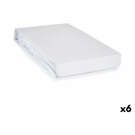Protecteur de matelas Blanc 90 x 190 cm (6 Unités)