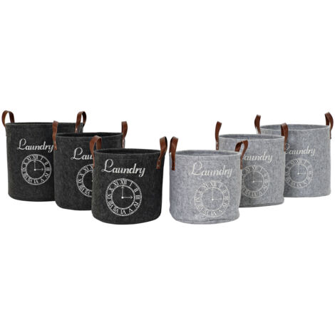 Set de basket DKD Home Decor 34 x 34 x 32 cm Polyuréthane (2 Unités)