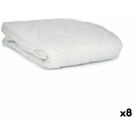 Protecteur de matelas Blanc 90 x 190 cm (8 Unités)