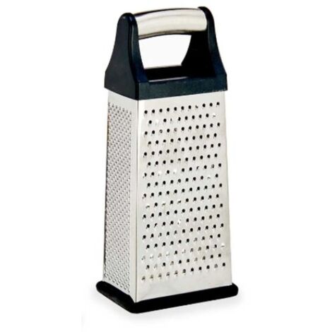 Gratoir Kinvara KT171464 Noir Argenté Acier inoxydable ABS TPR 9,5 x 21,5 x 6,7 cm (12 Unités)