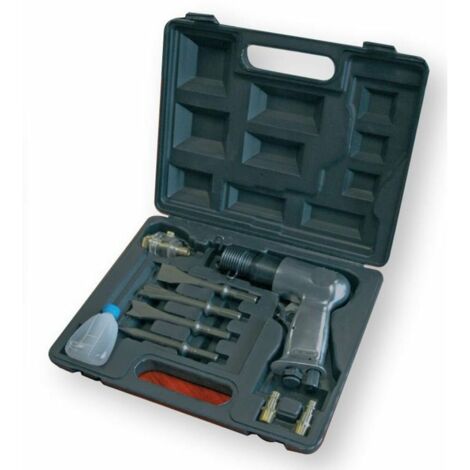 Mecafer – Coffret marteau burineur + burins hexagonaux