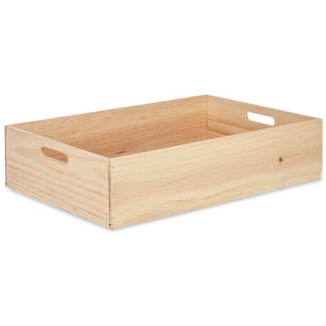 Boîte Décorative Bois de pin 40 x 14 x 60 cm (4 Unités)