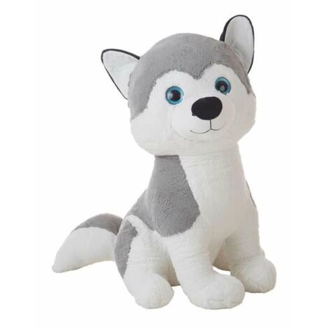 Peluche Husky Blu Gipsy - 23 Cm, Morbido E Di Qualit&agrave; Francese