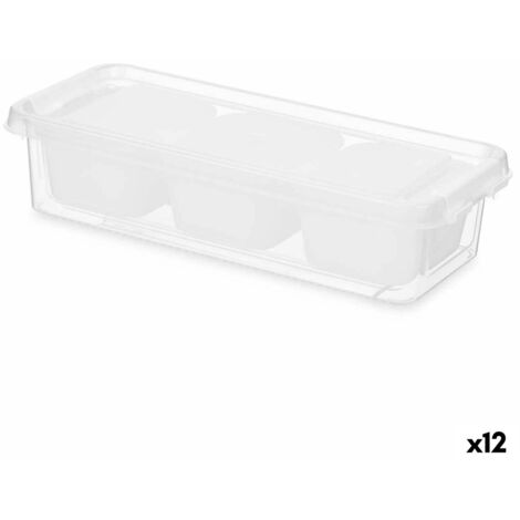 Organisateur Blanc Plastique 28,2 x 6 x 11,7 cm (12 Unités)