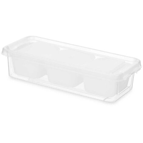 Organisateur Blanc Plastique 28,2 x 6 x 11,7 cm (12 Unités)