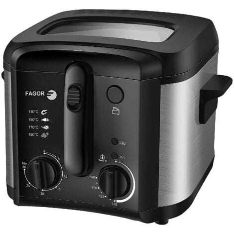 Friteuse FAGOR FGEC200 Noir Gris 1600 W