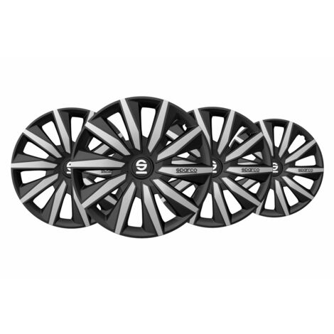 Enjoliveurs De Roues FAST LUX Noir- Bleu 15" Lot De 4 Pièces - Auto