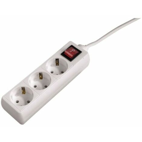 Rallonge 3 Broches Avec Interrupteur étanche - 1,5 Pieds, 14AWG, Marche/arrêt Pratique