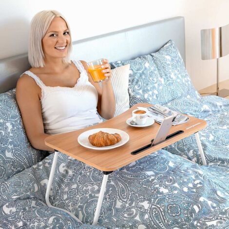 Tavolino Pieghevole Multiposizione Foldy Table - Leggero, Regolabile, Per Divano E Letto - Foto 7