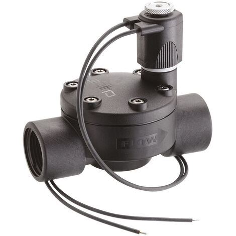 Claber – Électrovanne 24V 26-34 mm femelle – Débit 4,6 à 96 l/min – Pression 0,5 à 12 bars – Nylon/fibre de verre pour arrosage enterré