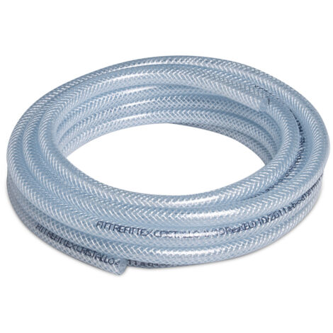 FITT REFITTEX CRISTALLO Tuyau 15x23 mm 5 m, Certifié pour le Passage d’Eau et de Liquides Alimentaires sous Pression, Teneur en Alcool Jusqu’à 50 % Vol