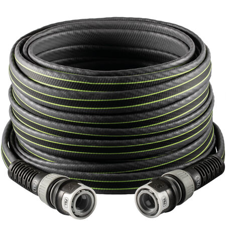 FITT FORCE 3/4" 25 m, Tuyau d'arrosage pour Jardin, Léger, Résistant et Compact, pour Usage intensif, couleur Gris-Lime, -43% CO2e (1/8)