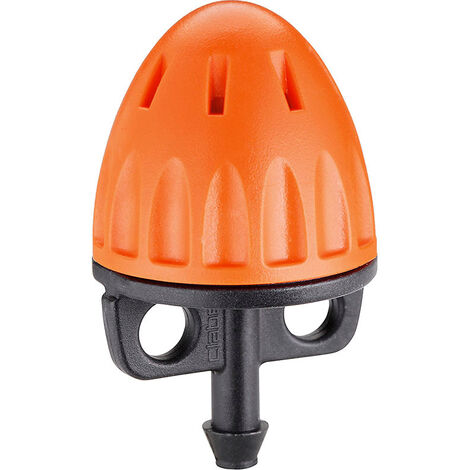 Claber – Goutteur asperseur réglable 0-40 l/h – Couvre 360° – Compatible tuyaux 4-6 mm et 13-16 mm – Installation facile sur tuyau capillaire