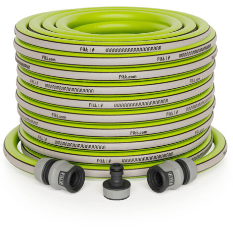 FITT Kiuma 30m, Tuyaux de jardin léger, flexible et résistant pour une utilisation quotidienne et intensive (1/4)