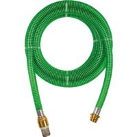 Fitt – Tuyau d'aspiration de l'eau 4 m – Raccords en laiton et filtre anti-retour – Pour pompes de drainage et irrigation – Flexible et résistant de -5°C à +60°C