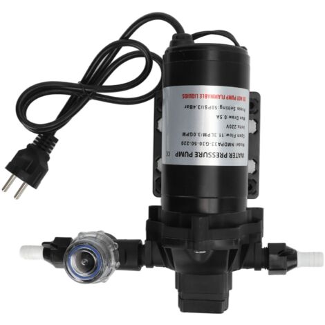 220V 11.3LPM 50PSI Waterdruk Membraanpomp Zelfaanzuigend voor