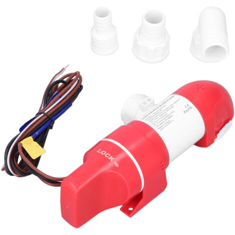 Akozon Bilgenpumpe 12V 1100GPH - Automatische Tauchpumpe Mit Sensor Für Boote