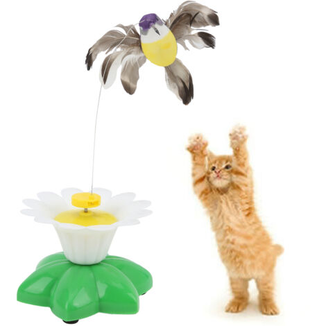 Eosnow Elektrischer fliegender Vogel, Katzenspielzeug, lebensechte fliegende Bewegung, interaktives Katzenspielzeug für Ktzchen, kleine Tiere