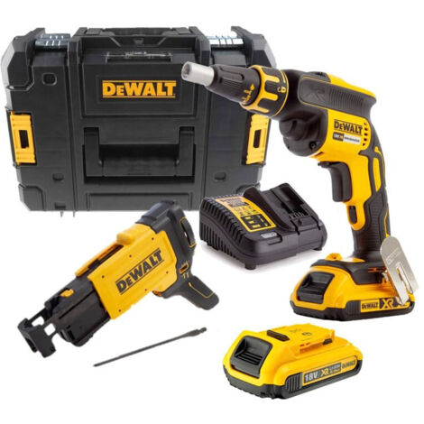 Avvitatore cartongesso 18V 2,0 Ah DEWALT + 2 batterie + caricabatterie - DCF620D2K