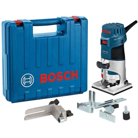 Pantografo per bordi Bosch GKF 600 Professional in un set in una valigetta per artigiani