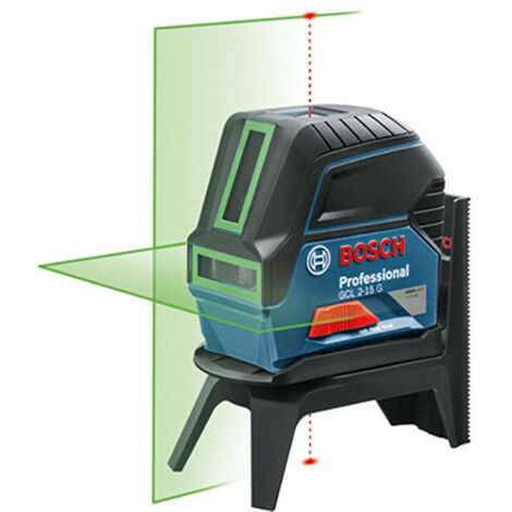 Laser combinato GCL 2-15 G Professional di Bosch in un set con valigetta da artigiano