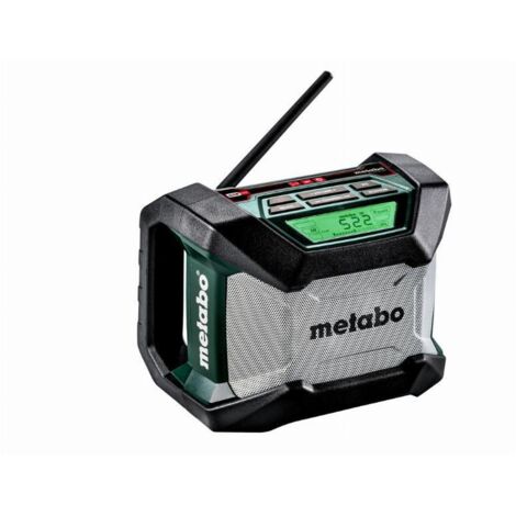 Radio da cantiere a batteria Metabo R 12-18 BT Solo in scatola