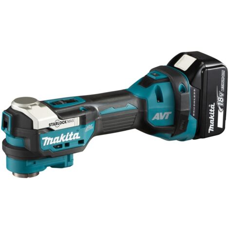 Utensile multifunzione a batteria Makita 18V DTM52T1JX2, 1x5.0+caricatore + set di accessori (1/4)