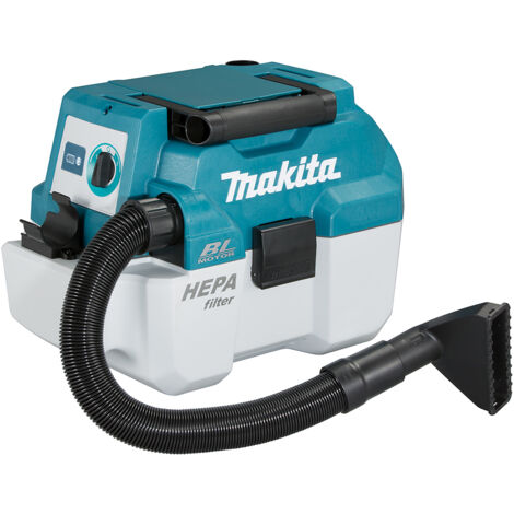 Aspiratore a batteria Makita DVC750LZX3 18V, 7,5 l senza batteria e caricabatterie