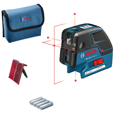 Bosch GCL 25 Professional dot laser in un set con borsa di protezione