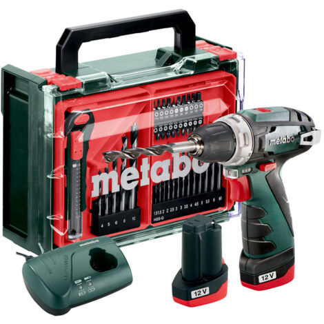 Metabo PowerMaxx BS Basic Kit Trapano Avvitatore a Batteria