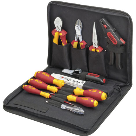 Wiha Set di utensili da elettricista Assortiti 13 pz. con custodia a libro (36389)
