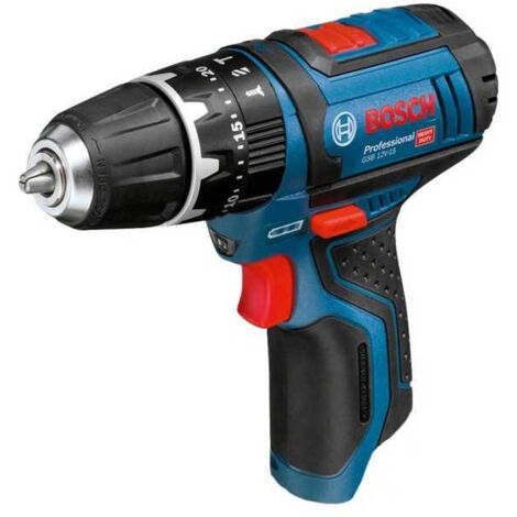 Trapano a percussione a batteria Bosch GSB 12V-15 senza batteria senza caricatore in confezione